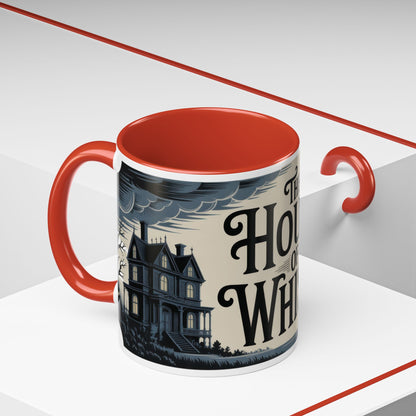 The House of Whispers Mug, Haunted Mansion Gothic Coffee Cup, Spooky Halloween Gift for Horror Lovers, Accent Coffee Mug (11, 15oz)