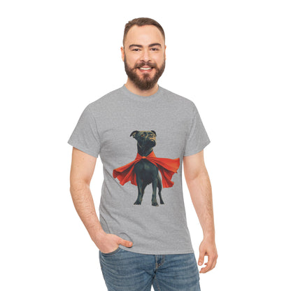 Superhero Dog Tee - Playful Pet Shirt, Gift for Dog Lovers, Fun Casual Wear, Perfect for Birthdays