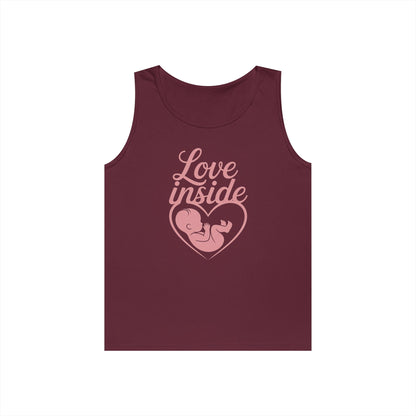 Maternity Tank Top, Pregnancy Announcement Tee, Baby Inside Mom To Be Gift, Expecting Mother Tee, Pregnancy Reveal Top, Baby Shower Top