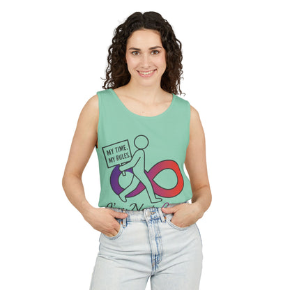 My Time My Rules Womens Tank Top, Funny T-Shirt, Casual Wear, women empowerment tee, confident woman shirt, self love t shirt