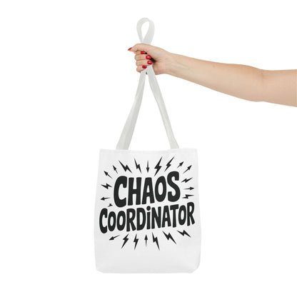 Chaos Coordinator Tote Bag, Fun Carryall for Busy Moms, Students, or Event Planners, Perfect Gift, Beach Weekender Bag,  Large Tote Bag