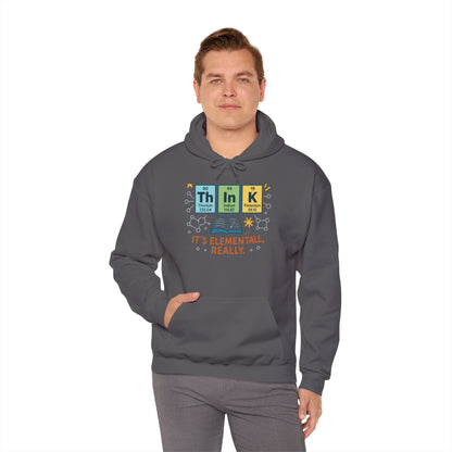 Science Hoodie for Men, Funny Nerd Hoodie, Element of Humor Sweatshirt, Science Lover Gift for Him, Chemistry Lover Gift