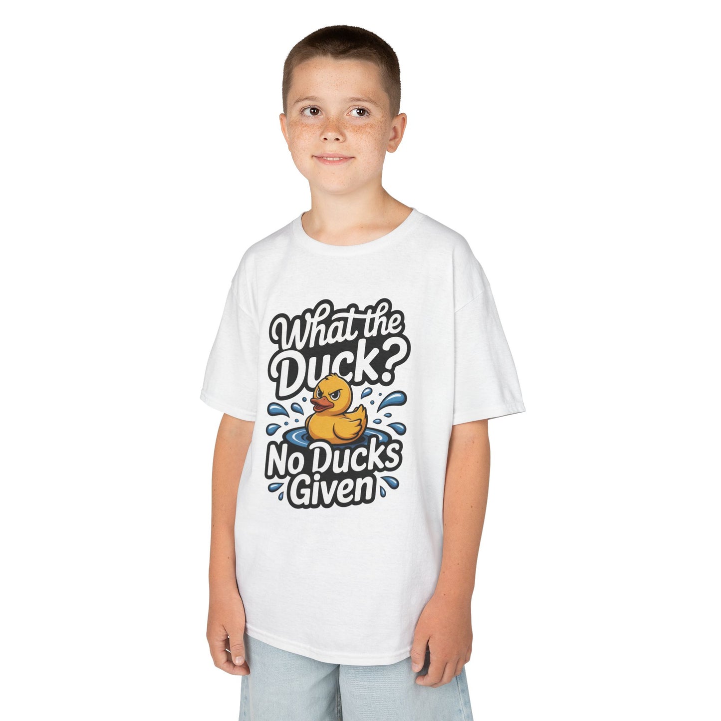 Funny Teen Duck Shirt, Kids Humor Tee, What The Duck Meme Tee, No Ducks Given Youth Tee, Sarcastic Rubber Duck Shirt, Cool Gift For Teens