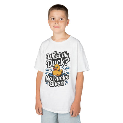 Funny Teen Duck Shirt, Kids Humor Tee, What The Duck Meme Tee, No Ducks Given Youth Tee, Sarcastic Rubber Duck Shirt, Cool Gift For Teens