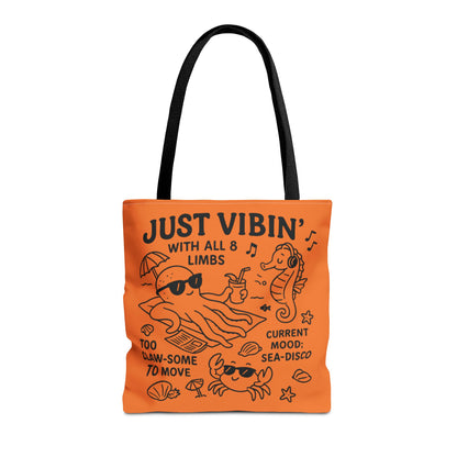 Fun Sea-Themed Tote Bag, Beach Accessories, Summer Vibes, Gift for Ocean Lovers, Reusable Shopping Bag, Cute Beach Tote