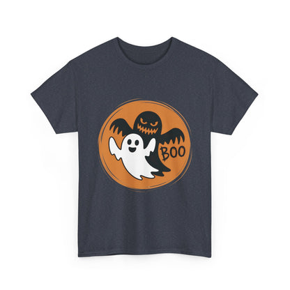 Halloween Ghost Men's T-Shirt, Cute Spooky BOO Tee, Men's Funny Scary Shirt for Men