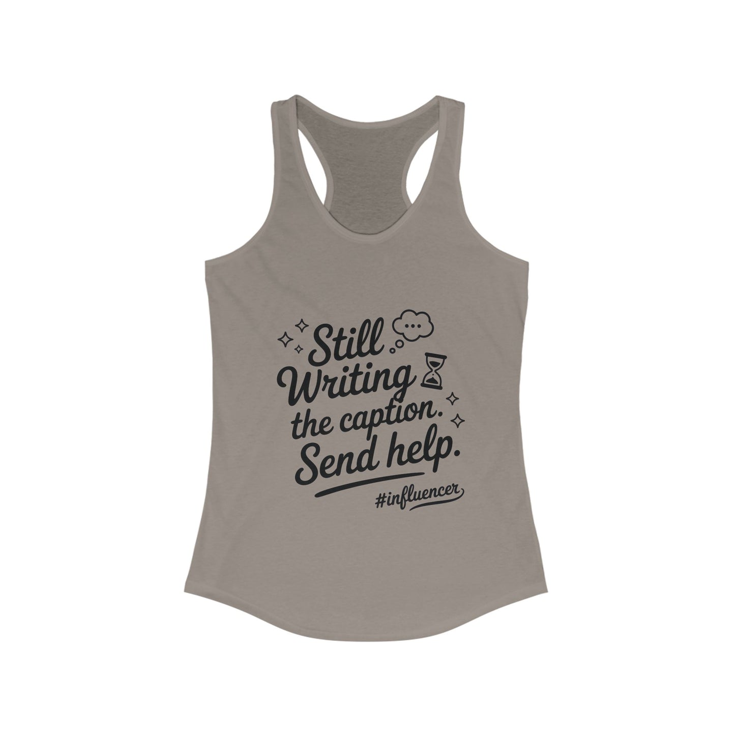 Funny Influencer Womens Tank, Social Media Tee, Workout Shirt, Gym Top, Gift Social Media Lovers, Gift for Content Creators Influencers