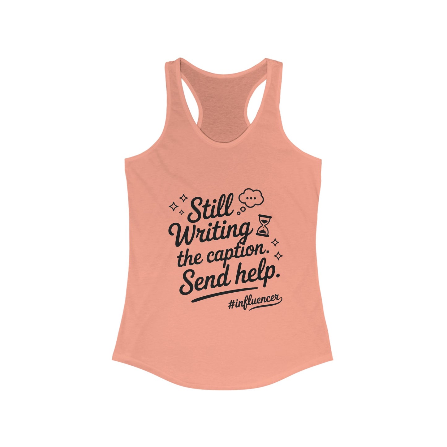 Funny Influencer Womens Tank, Social Media Tee, Workout Shirt, Gym Top, Gift Social Media Lovers, Gift for Content Creators Influencers
