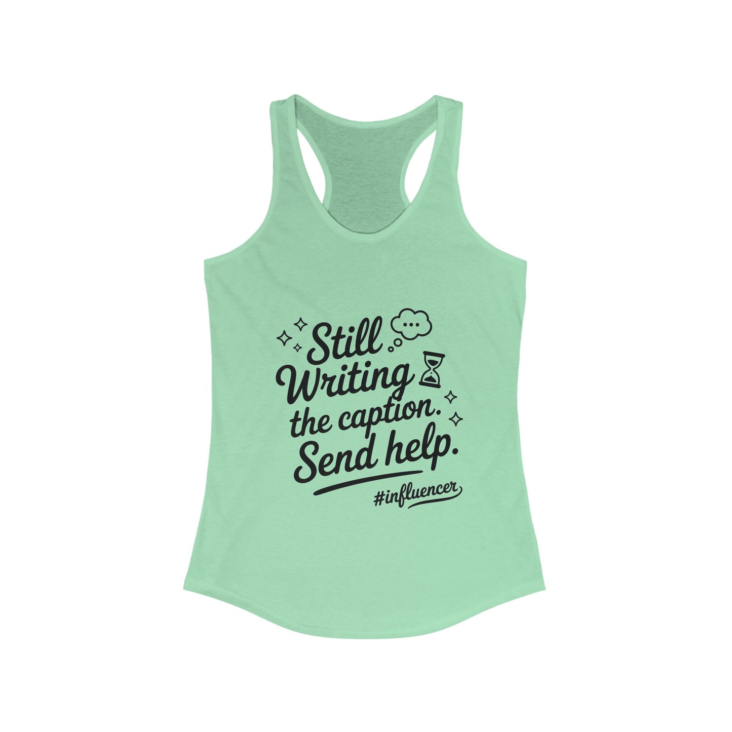 Funny Influencer Womens Tank, Social Media Tee, Workout Shirt, Gym Top, Gift Social Media Lovers, Gift for Content Creators Influencers