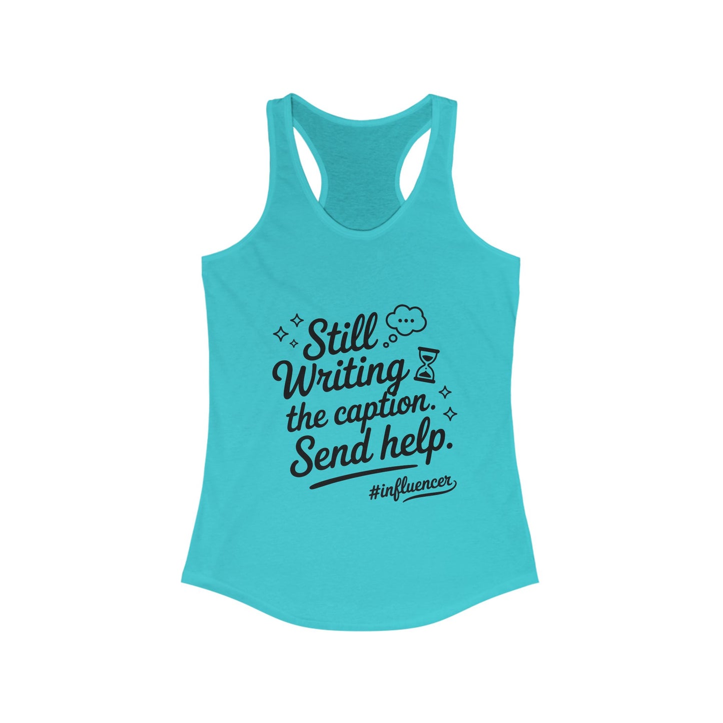 Funny Influencer Womens Tank, Social Media Tee, Workout Shirt, Gym Top, Gift Social Media Lovers, Gift for Content Creators Influencers