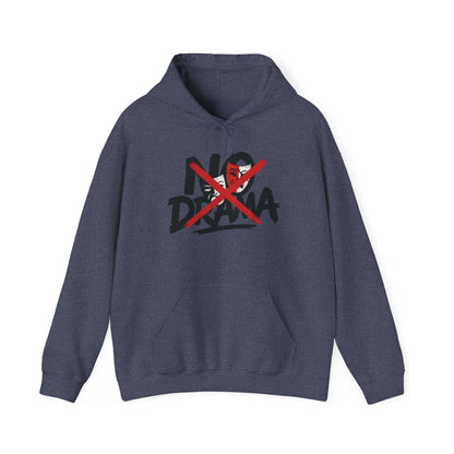 No Drama Mens Hoodie, Cozy Hoodie, Everyday Wear, Gift for Friend, Casual Fashion, Relaxed Vibes