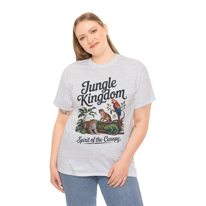Mens Jungle Kingdom Tee - Nature Lover T-Shirt, Animal Graphic Tee, Eco-Friendly Gift, Summer Fashion, Adventure Outfit