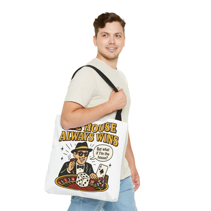 Casino Vibes Tote Bag, Fun Gift for Gamblers, Everyday Use, Travel Accessory, Stylish Shopping Bag, Unique Gambling Merch