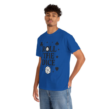 Fun Dice & Card Games Unisex Tee, Perfect for Game Nights, Gifts for Gamers, Poker Events, Gambling Shirt, Casino Wear, Poker T-Shirt