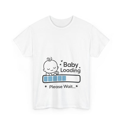 Baby Loading Maternity T-Shirt, Funny Pregnancy Announcement Tee, Mom To Be Gift, Expecting Baby Tee, Pregnancy Reveal Top, Baby Shower Gift