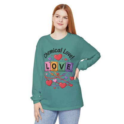 Chemical Love Long Sleeve T-Shirt Women's, Perfect Gift for Science Lovers, Valentine's Day, Chemistry Enthusiasts, Casual Wear, Cute [...]