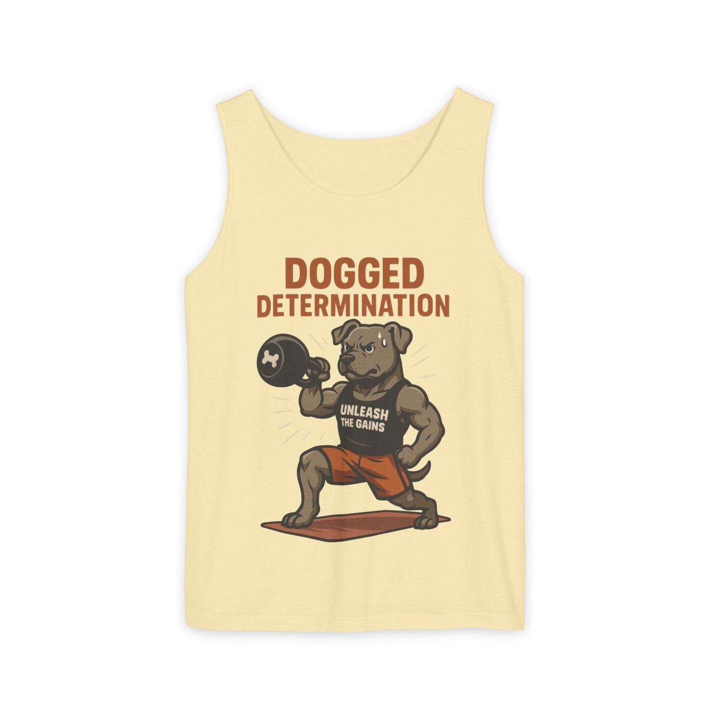 Funny Gym Dog Tank Top for Men, Workout Bulldog Graphic Tee, Fitness Motivation Shirt, Dog Lover Gift, Gym Wear, Fitness Tank Top