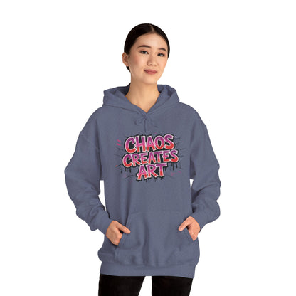 Women's Heavy Blend™ Hooded Sweatshirt, Chaos Creates Art Graffiti Hoodie Women's Streetwear