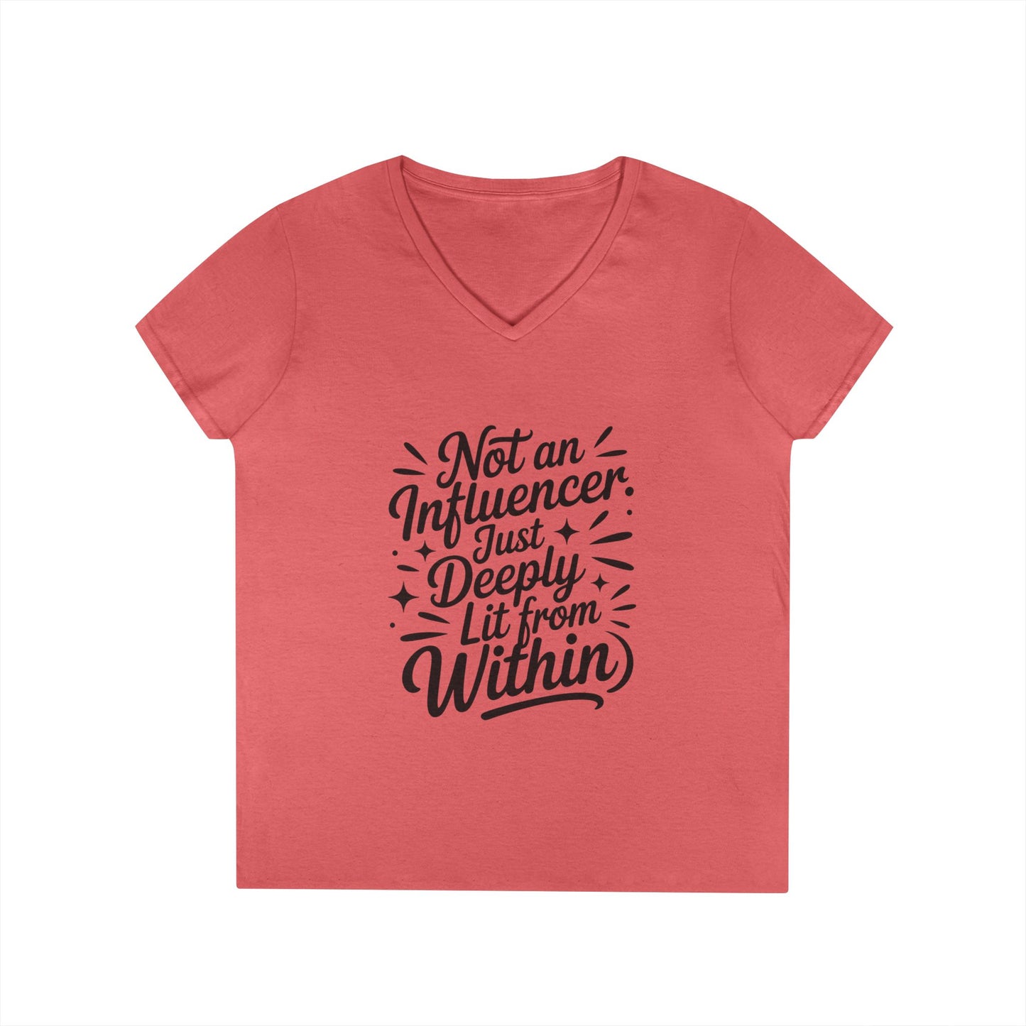 Funny Womens V-Neck Top, Sarcastic Tee, influencer tee, instagram girl tee, witty girl shirt, tiktok fashion, Gym Shirt, Summer Top