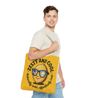 Zesty Lemon Tote Bag - Fun & Bold Carry-All for Everyday Use, Summer, Beach Days, Gifts, Eco-Friendly Shopping, Large Tote Bag