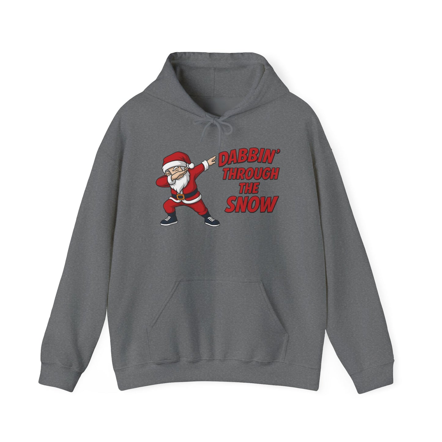 Dabbin Santa Men's Christmas Hoodie, Funny Holiday Sweatshirt