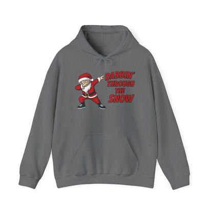 Dabbin Santa Men's Christmas Hoodie, Funny Holiday Sweatshirt
