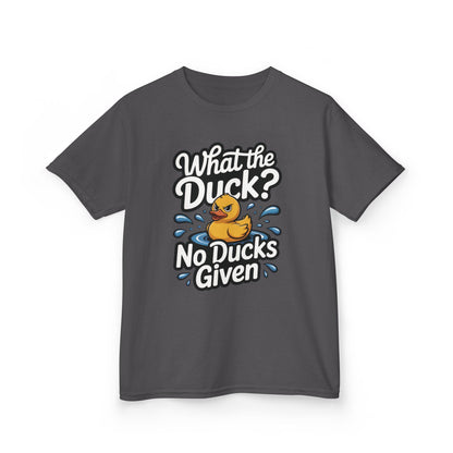 Funny Teen Duck Shirt, Kids Humor Tee, What The Duck Meme Tee, No Ducks Given Youth Tee, Sarcastic Rubber Duck Shirt, Cool Gift For Teens
