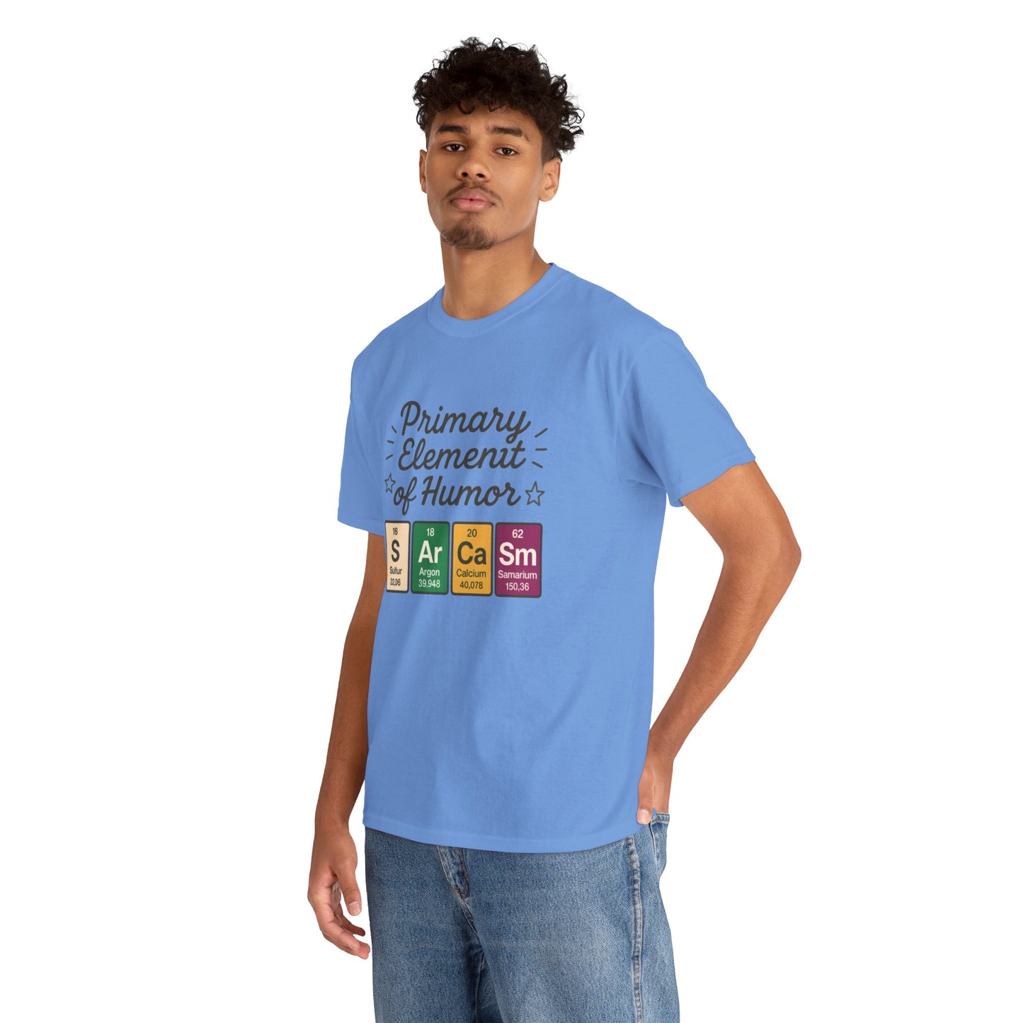 Funny Mens Science T-Shirt, Sarcasm Element of Humor Tee, Periodic Table Nerd Shirt for Him, Humor T-Shirt, Periodic Table Chemistry Humor