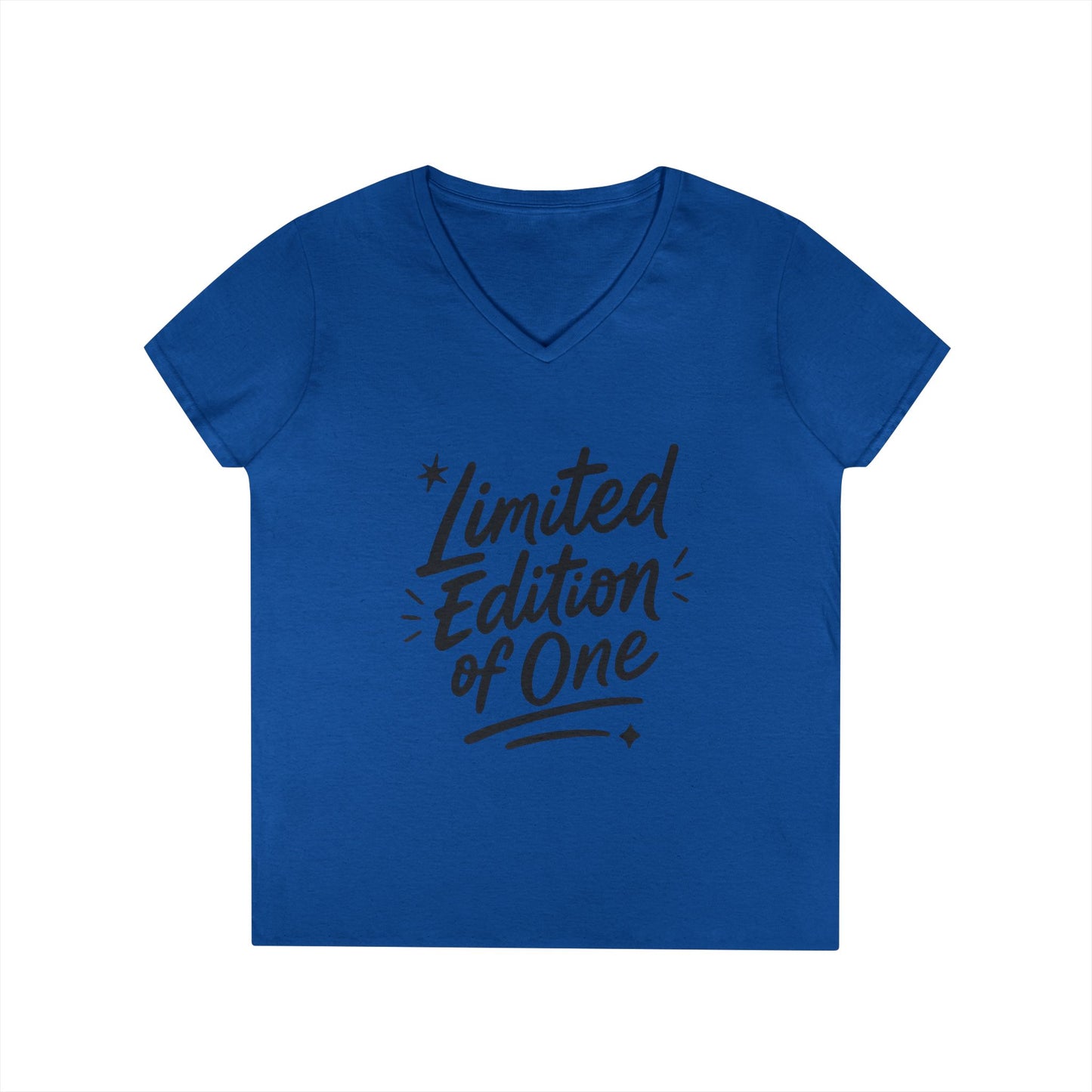 Limited Edition Ladies' V-Neck T-Shirt, Unique Gift for Her, Casual, Self-Confidence, Self-love, Positive Message Women's T-Shirt