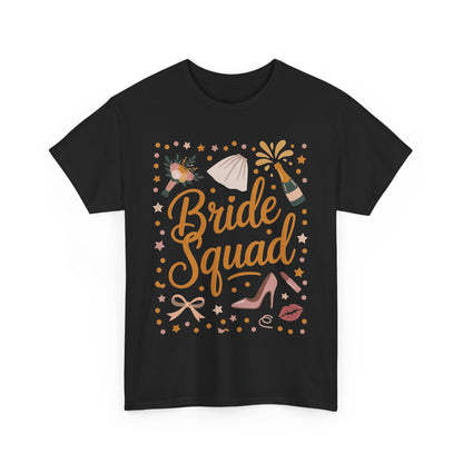 Bride Squad Shirt, Bachelorette Party T-Shirt, Bridesmaid Wedding Tee, Hen Party Matching Shirts, Bridal Shower, Gift for Bridesmaids