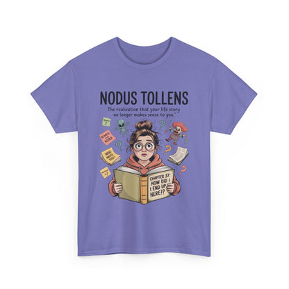 Nodus Tollens Tee, Women's Heavy Cotton Shirt, Latin Words, Moods & Modes, Self-Awareness, Personal Development