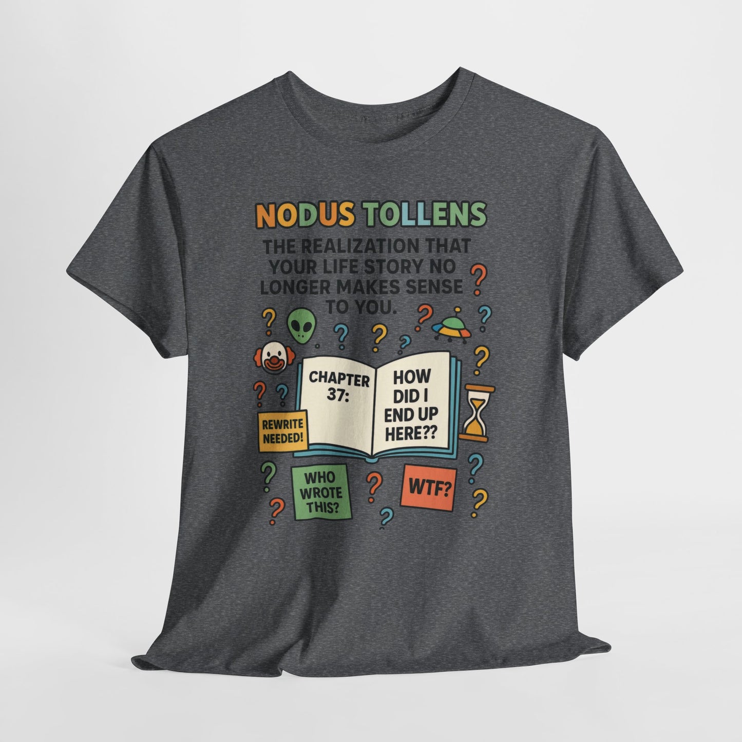 Nodus Tollens Women's Tee, Latin Words, Moods & Modes, Self-Awareness, Personal Development, Funny Existential Graphic Tee, Book Lover Gift