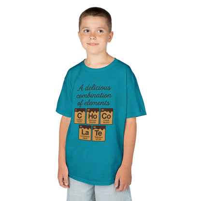 Funny Chocolate Science Young Girl T-Shirt, Choco-LaTe Element Shirt, Sweet Science Gift, Children's Gift, Birthday Party
