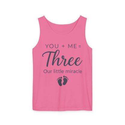 Maternity Tank Top, Cute Pregnancy Announcement Tank, Our Little Miracle Expecting Mom Gift, Baby Reveal Tee, Baby Showers Gift