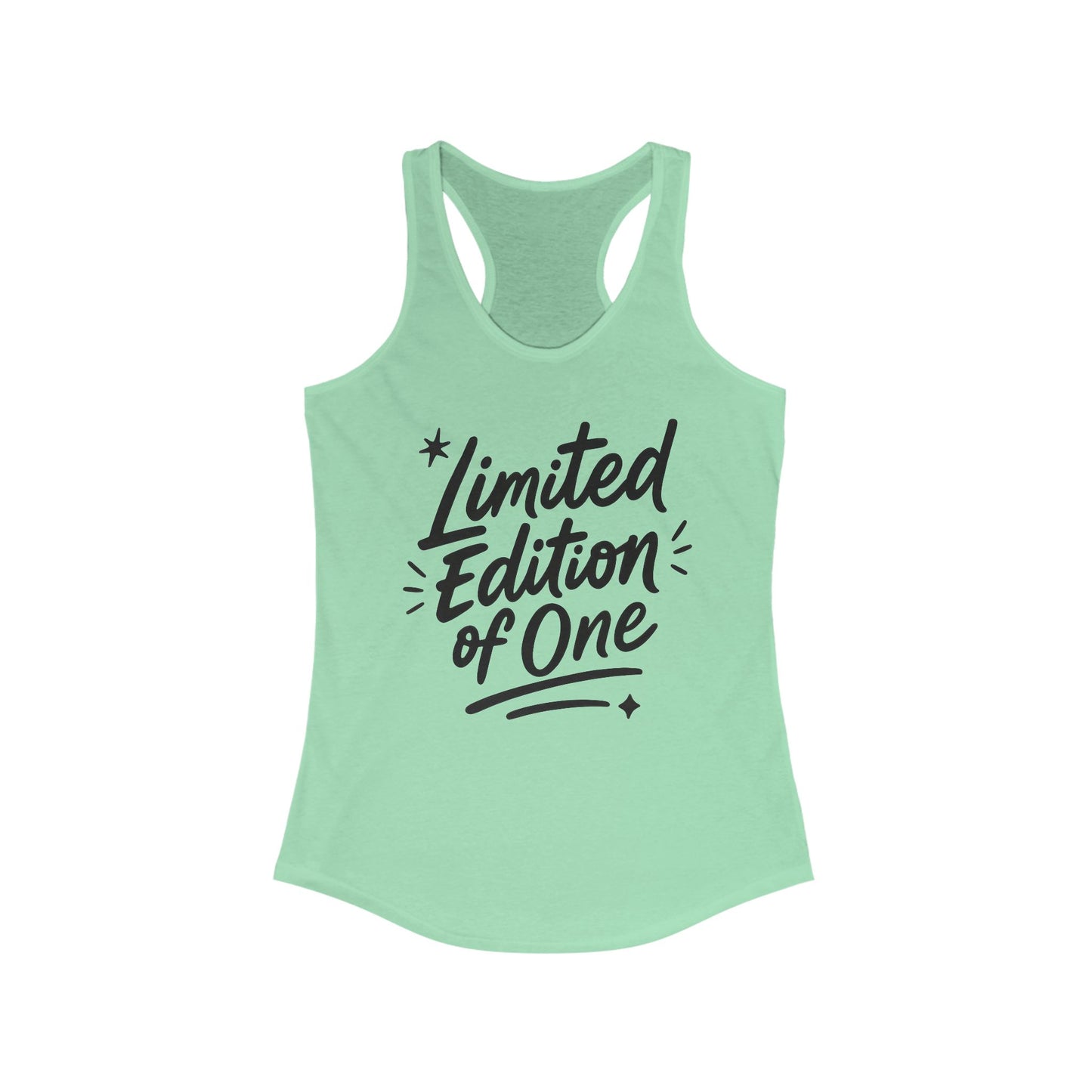 Limited Edition Women's Racerback Tank, Motivational Gym Top, Summer Workout Shirt, Unique Gift for Her, Fashionable Activewear