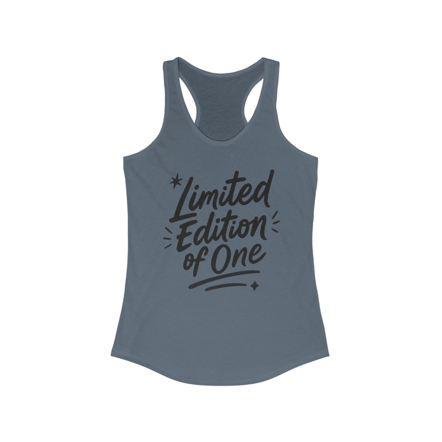 Limited Edition Women's Racerback Tank, Motivational Gym Top, Summer Workout Shirt, Unique Gift for Her, Fashionable Activewear