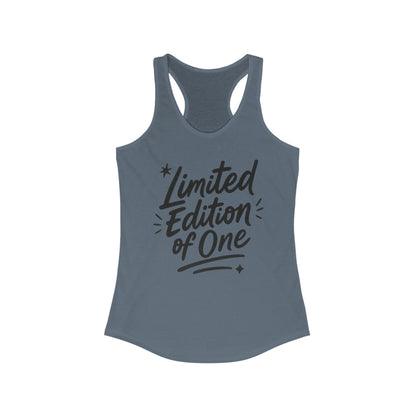 Limited Edition Women's Racerback Tank, Motivational Gym Top, Summer Workout Shirt, Unique Gift for Her, Fashionable Activewear