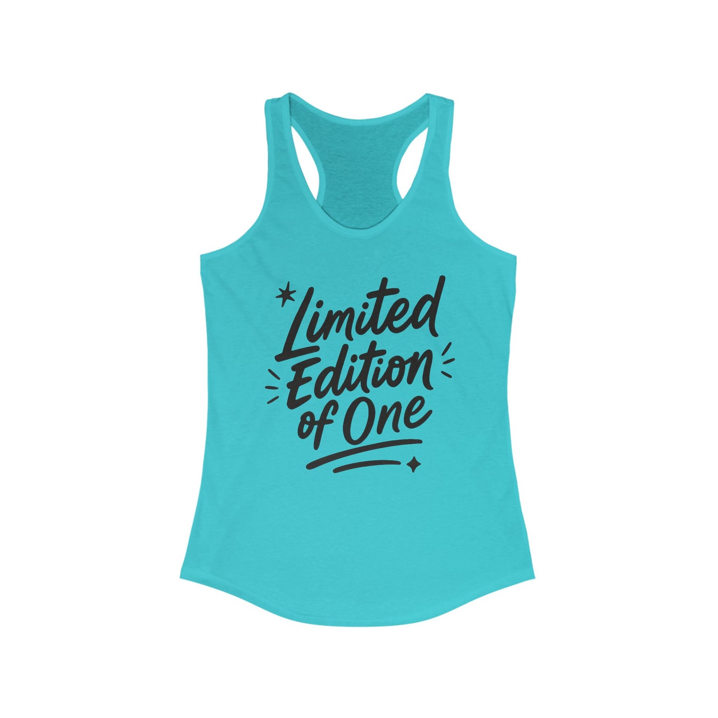 Limited Edition Women's Racerback Tank, Motivational Gym Top, Summer Workout Shirt, Unique Gift for Her, Fashionable Activewear