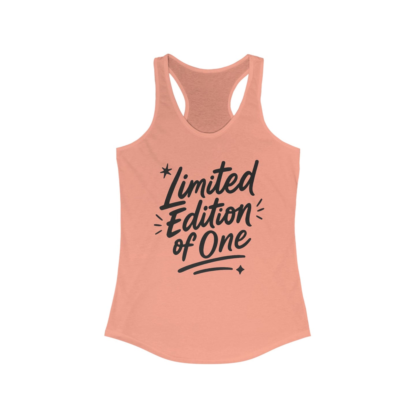 Limited Edition Women's Racerback Tank, Motivational Gym Top, Summer Workout Shirt, Unique Gift for Her, Fashionable Activewear