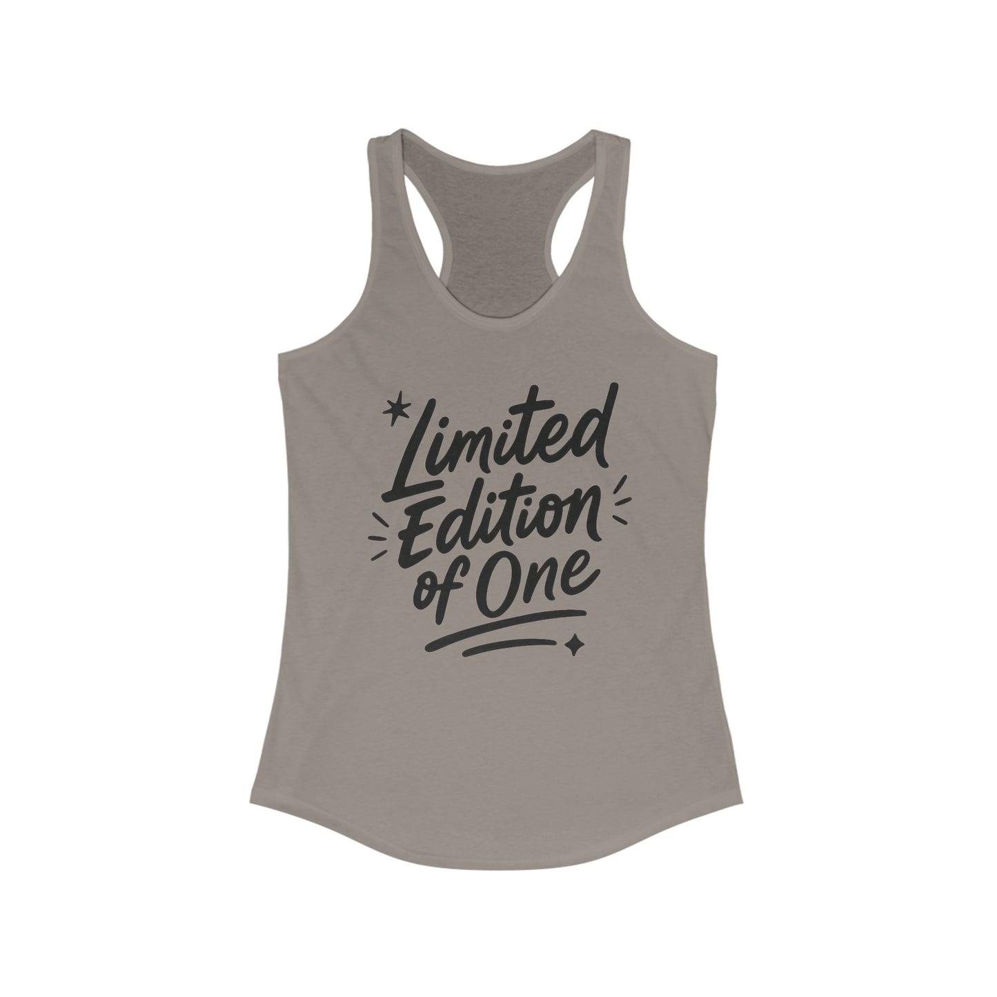 Limited Edition Women's Racerback Tank, Motivational Gym Top, Summer Workout Shirt, Unique Gift for Her, Fashionable Activewear
