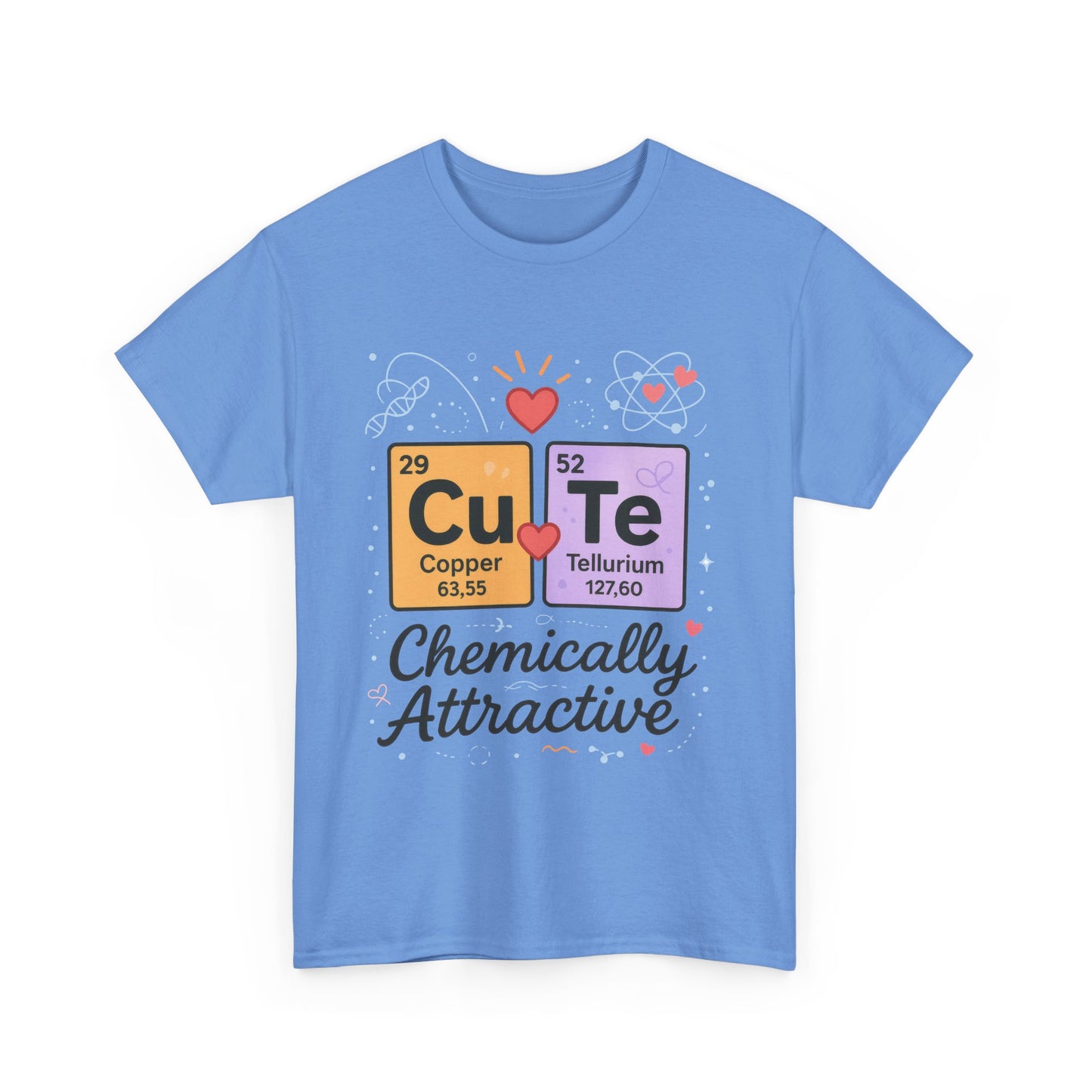 Cute Science T-Shirt for Women, Chemically Attractive Periodic Table Tee, Funny Nerdy Gift for Her, Chemistry Lover Gift, Science Apparel