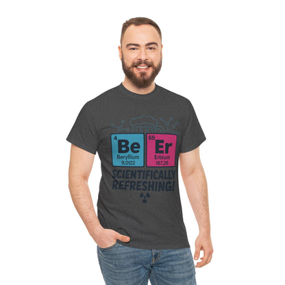 Mens Beer Science T-Shirt, Periodic Table Tee, Nerd Shirt for Him, Science Gift Tee, Chemistry Shirt, Science Lover Apparel, STEM Outfit