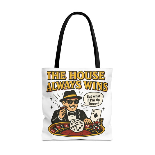 Casino Vibes Tote Bag, Fun Gift for Gamblers, Everyday Use, Travel Accessory, Stylish Shopping Bag, Unique Gambling Merch
