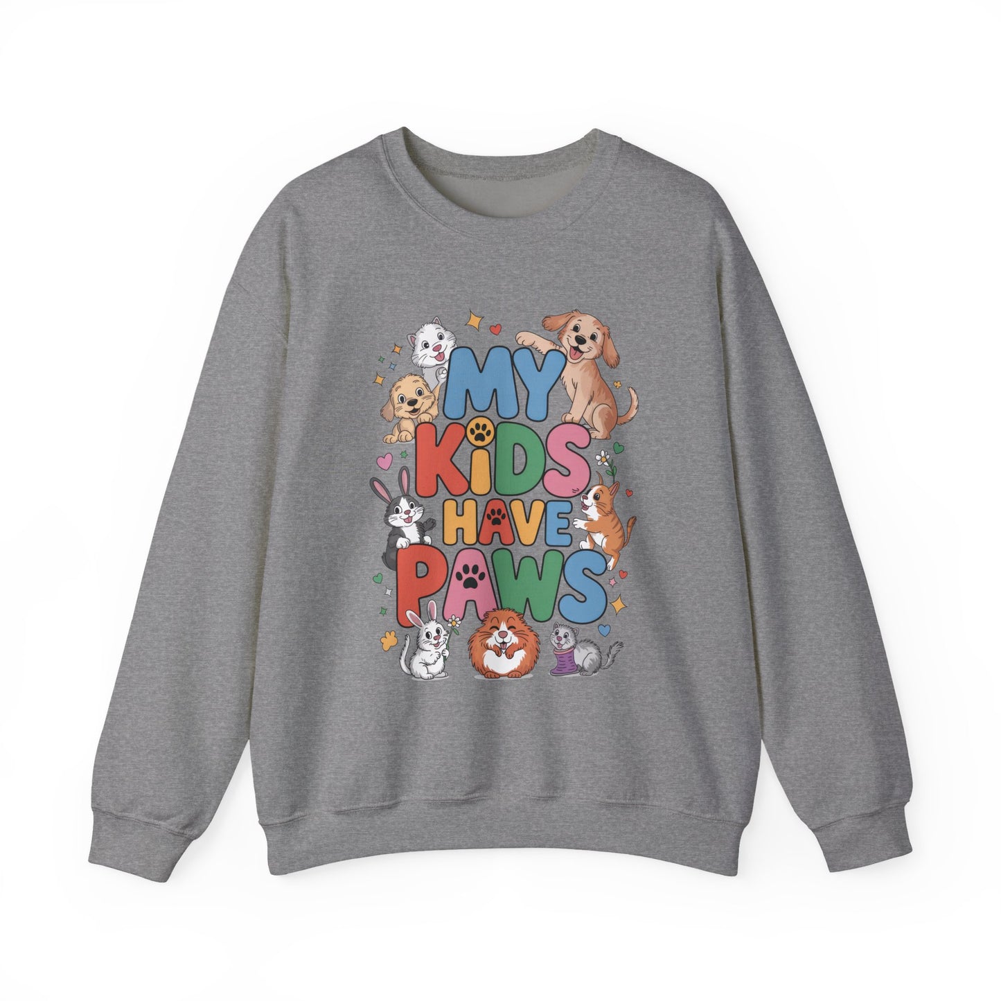 My Kids Have Paws Sweatshirt, Pet Lover Gift, Cute Animal Shirt, Cute Pet Mom Tee, Animal Parent T-Shirt, Gift for Animal Lovers