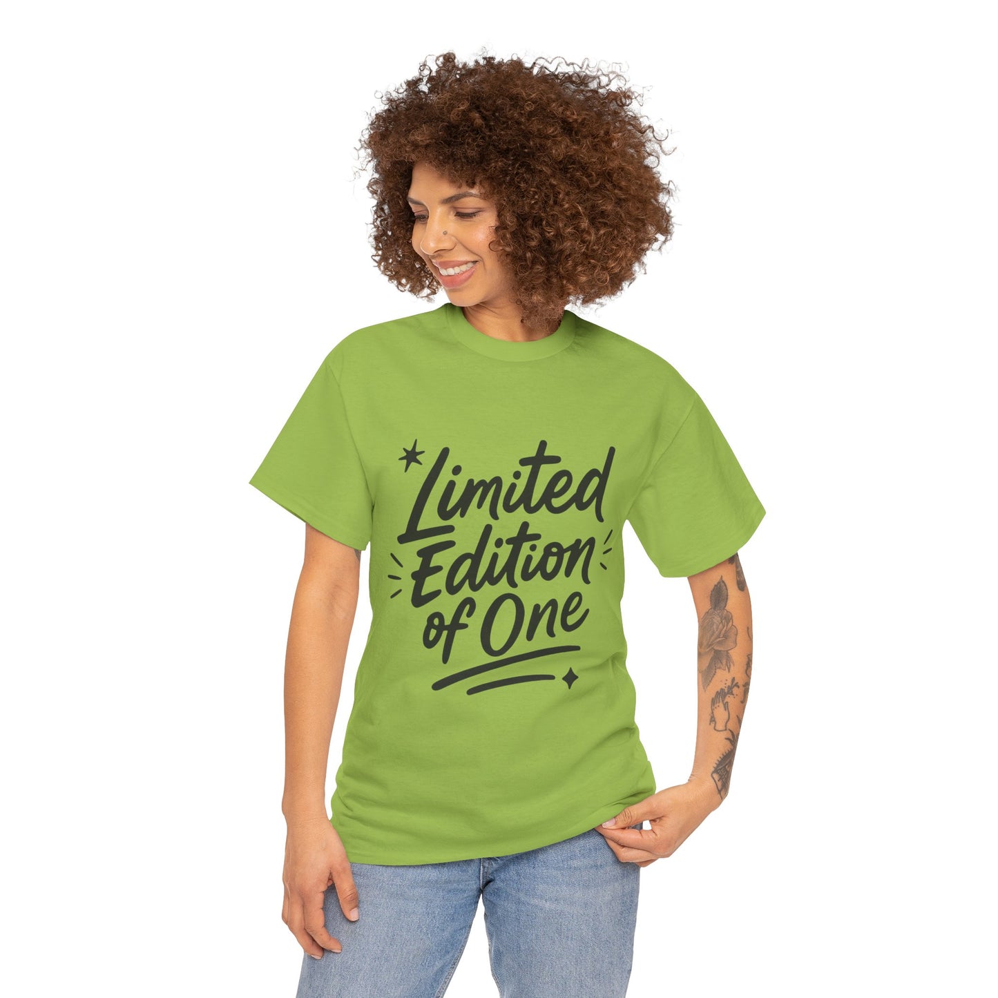 Limited Edition Women's Heavy Cotton Tee, Casual Style, Birthday, Self-Confidence, Self-love, Positive Message Women's T-Shirt