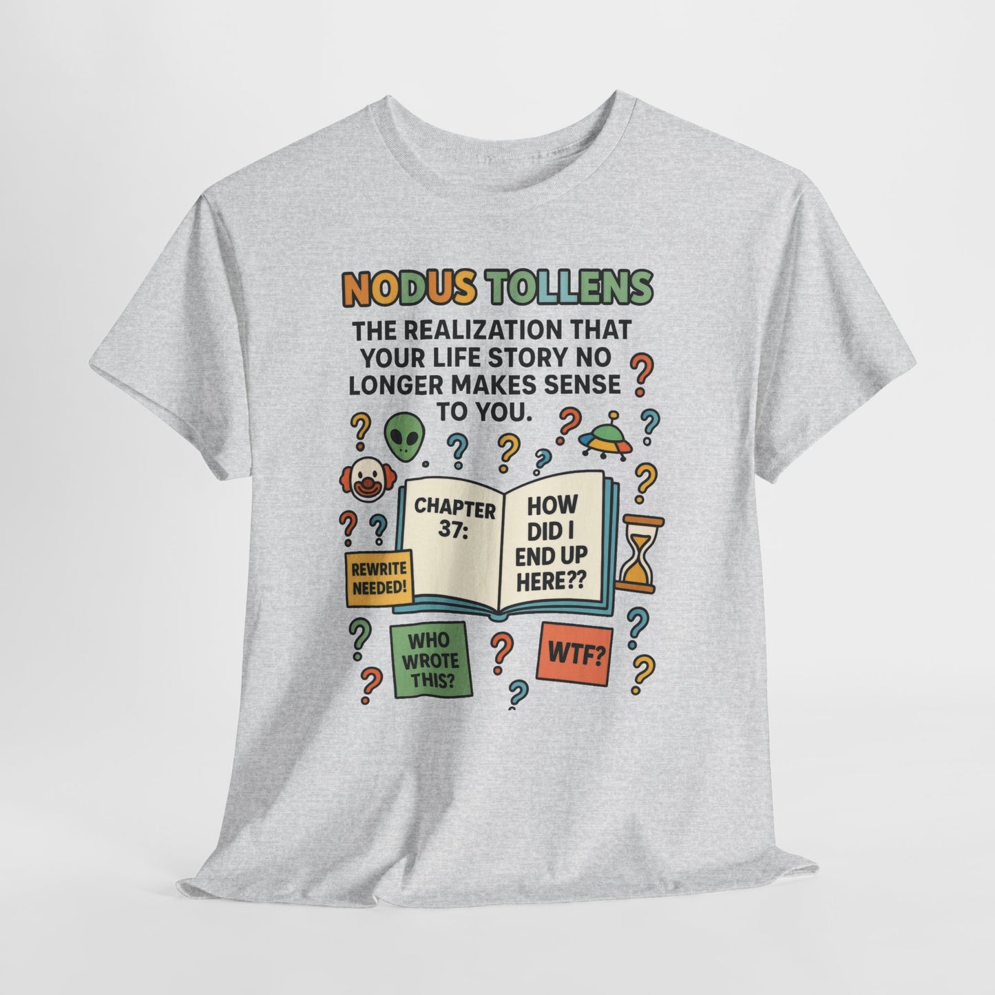 Nodus Tollens Women's Tee, Latin Words, Moods & Modes, Self-Awareness, Personal Development, Funny Existential Graphic Tee, Book Lover Gift