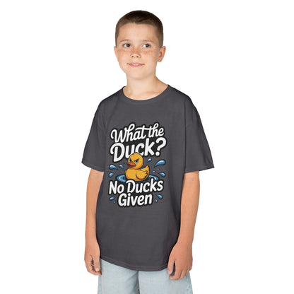 Funny Teen Duck Shirt, Kids Humor Tee, What The Duck Meme Tee, No Ducks Given Youth Tee, Sarcastic Rubber Duck Shirt, Cool Gift For Teens