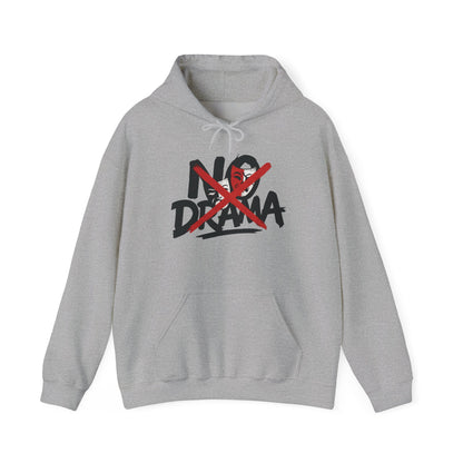 No Drama Mens Hoodie, Cozy Hoodie, Everyday Wear, Gift for Friend, Casual Fashion, Relaxed Vibes