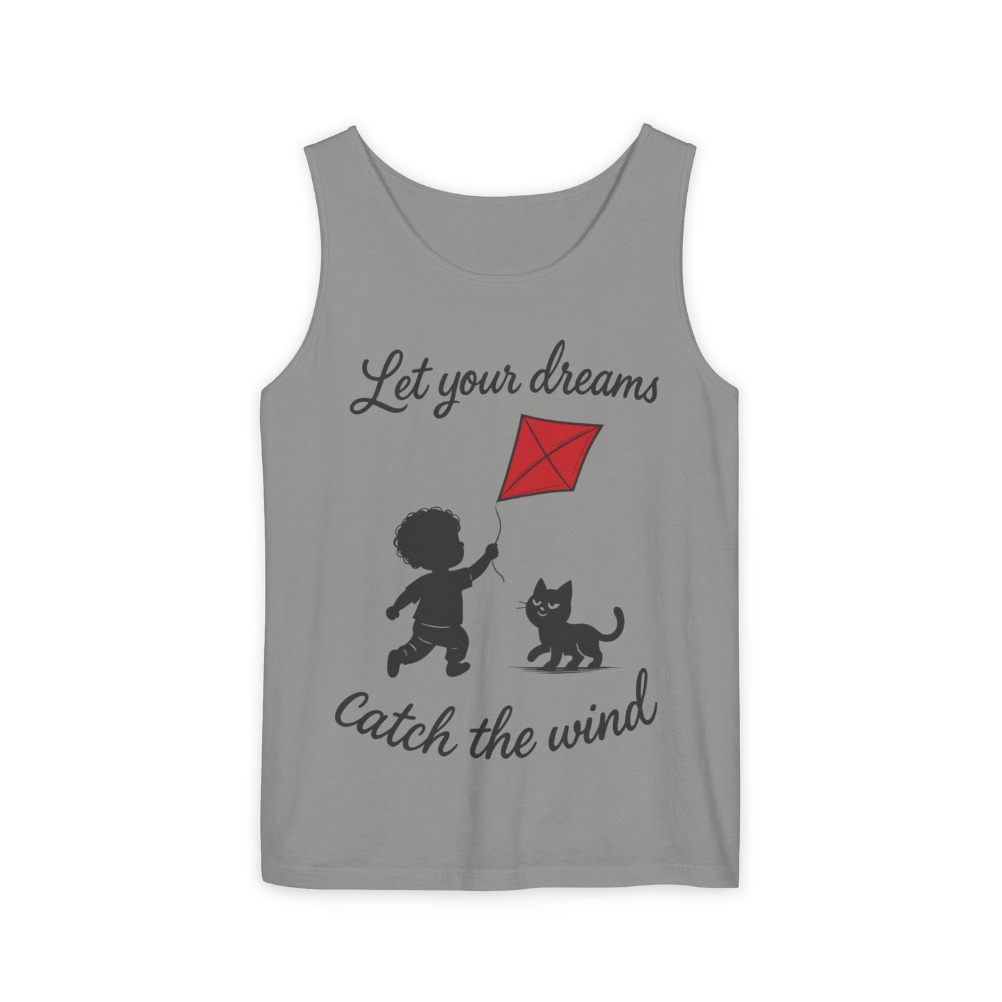 Dream-Catching Tank Top - Lightweight, Womens, Inspirational Graphic Tee, Summer Wear, Perfect Gift for Kids & Families