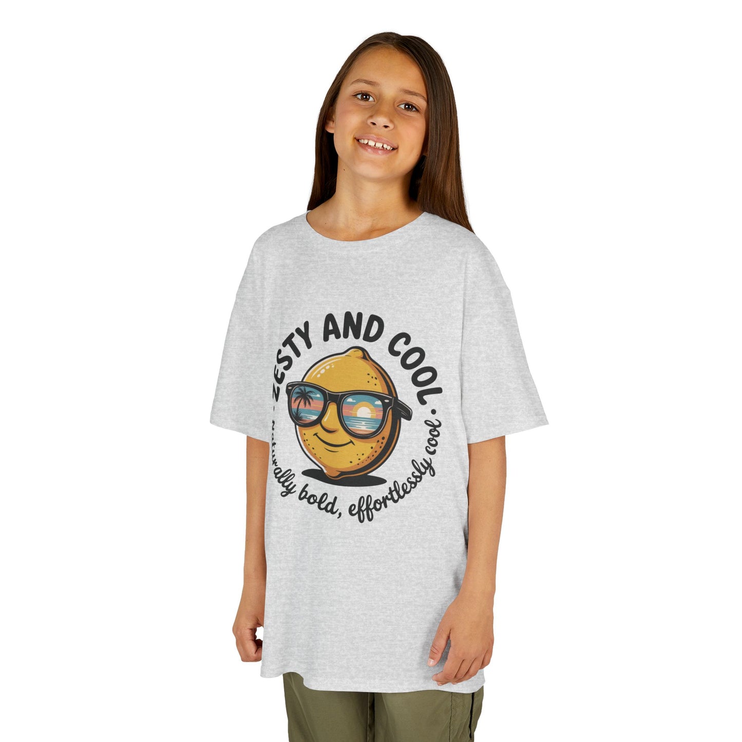 Zesty and Cool Kids Tee, Fun Summer Shirt, Birthday Gift for Kids, Playful Graphic Tee, Cool Kids Apparel, Fruit Tee for Boys and Girls